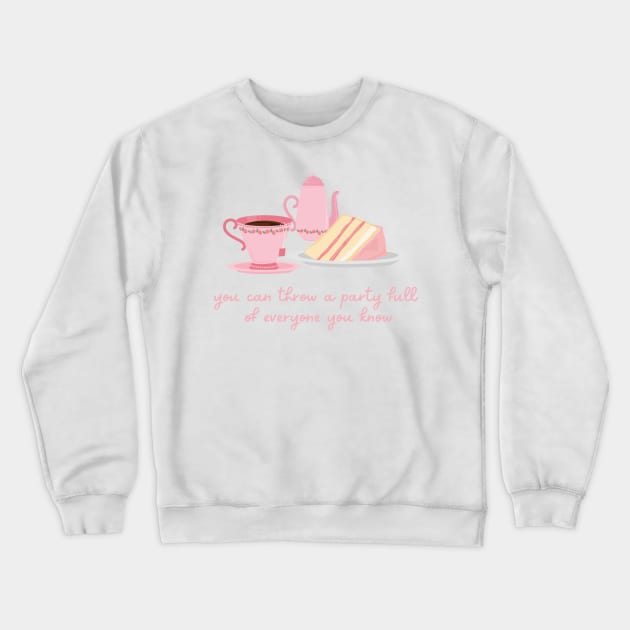 you can throw a party harry's house Crewneck Sweatshirt by goblinbabe